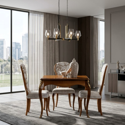 Krzesło Tapicerowane Brązowe Krzesła Krzesło do Jadalni Krzesło Biurowe Fotel Fotel Krzesło Design