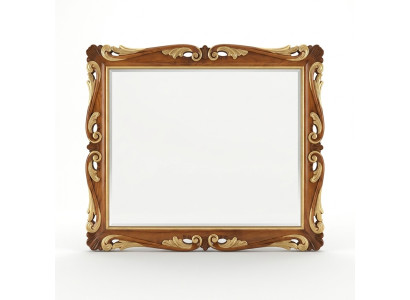 Ściana Classic Design Lustro Italian Meble połysk ścienne Drewniane Lustro