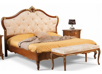 Łóżko Meble Podwójne łóżko Natural Wood Sypialnia Meble Design bed Meble Włochy