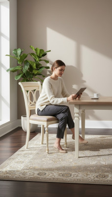 jadalnia Drewno Meble Krzesła Luxury Design Podkładka Krzesło Lehn Siedziba Office Meble Nowość