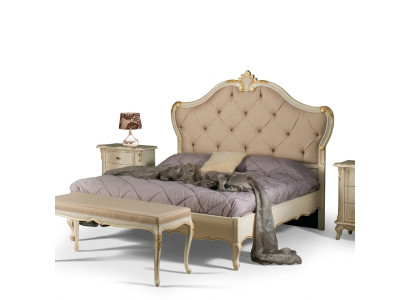 Łóżko Meble Podwójne łóżko Natural Wood Sypialnia Meble Design bed Meble Włochy