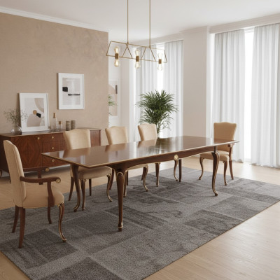 Stół obiadowy Design Meble Wyposażenie stoły Drewno Tabela Stoły do ​​jadalni Luksusowe włoskie