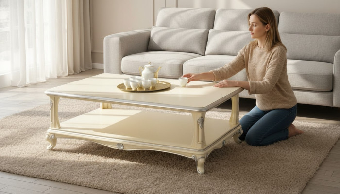 Kanapa Tabela kawowa stoły salon Włochy boczne luksusowy stolik kawowy design