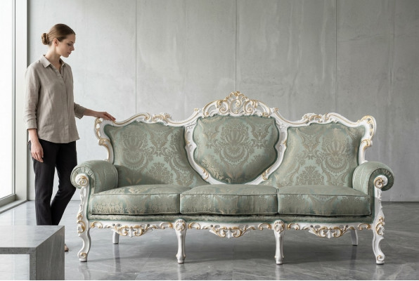Sofa trzyosobowa Podkładka luksusowa sofa Siedziba sofy Pokój Meble 3er Włochy design