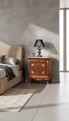 Stolik nocny Design konsola Side stoły Sleep Pokój Drewno Luksusowe Konsole Nowe