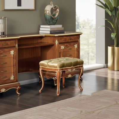 Stołek Designerski Podnóżek Chesterfield Podnóżek Szezlong Podkładka Nowość