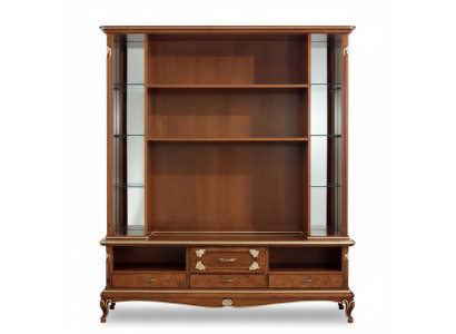 Jednostka ścienna Szafa Gablota Drewno Meble do salonu Meble pod telewizor Witryny projektowe szafek pod telewizor