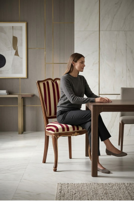 Klasyczna Krzesła Krzesło Designerskie Krzesło Drewniane Krzesło Do Jadalni Luksusowe Drewno Nowe Meble