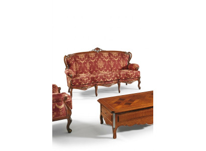 Klasyczne 3 miejsce do siedzenia Sofa Sofa Sofa Podkładka Sofy Kanapy Sofa Barokowa