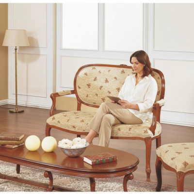 Design Sofa Dwuosobowa Luksusowe Sofy Sofa Dwuosobowa Kanapa Włókienniczy Włoskie Meble Nowe
