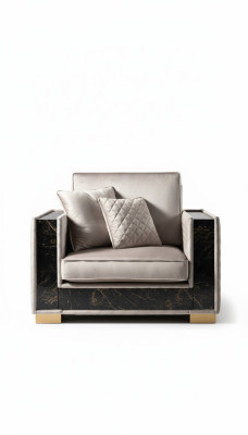 Fotel Couch Podkładka Siedziba Designer Włókienniczy 1 miejsce siedzące Couches Podkładka Modern Design