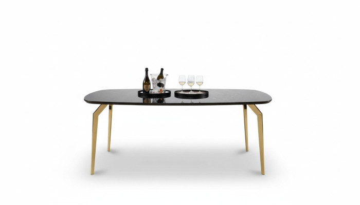 Luksusowy Stół obiadowy Modern jadalnia Kuchnia Ess stoły Design Tabela Szkło 250 cm XXL