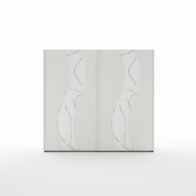 Szafki Szafa z Drzwi przesuwne Sypialnia Szafa Drewno Design Modern
