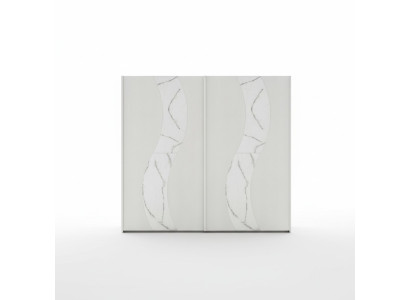 Szafki Szafa z Drzwi przesuwne Sypialnia Szafa Drewno Design Modern