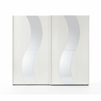 Szafa z drzwiami przesuwnymi Sypialnia Szafa Szafki Drewno Design Modern
