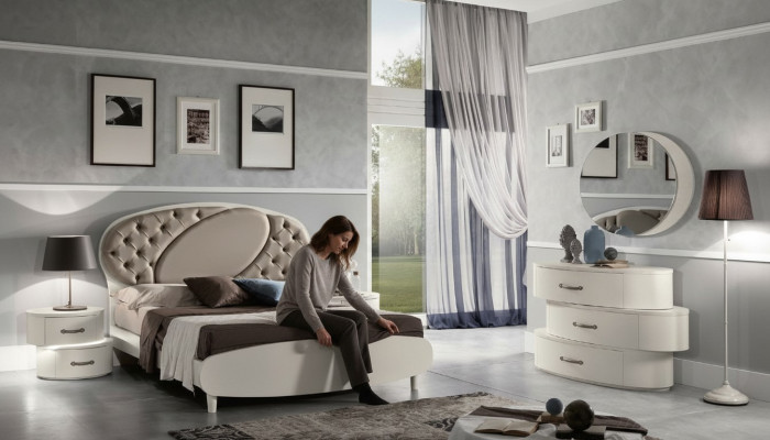 Chesterfield Podwójne łóżko ramy łóżek łóżka tapicerowane luksusowe Meble Włochy