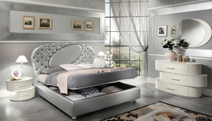 Chesterfield Łóżko Regały Łóżko tapicerowane Podwójne łóżko Hotel bed Classic Meble