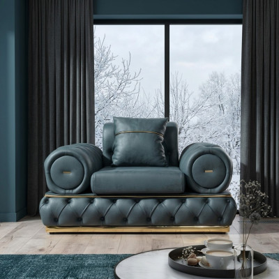 Fotel Chesterfield Siedziba Barokowy Rokoko Klasyczne Meble Salon Podkładka Nowość