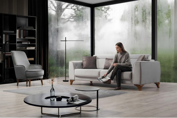 Zestaw wypoczynkowy Kanapa 3+1 Siedziba Ustawić Design Sofy Sofa Barokowa Podkładka Fotel