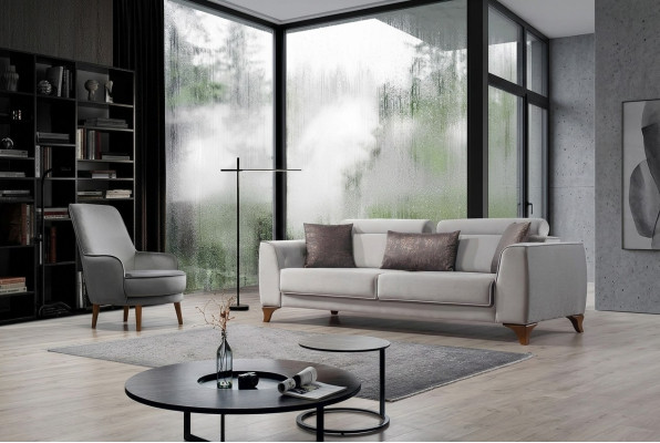Zestaw wypoczynkowy Kanapa 3+1 Siedziba Ustawić Design Sofy Sofa Barokowa Podkładka Fotel