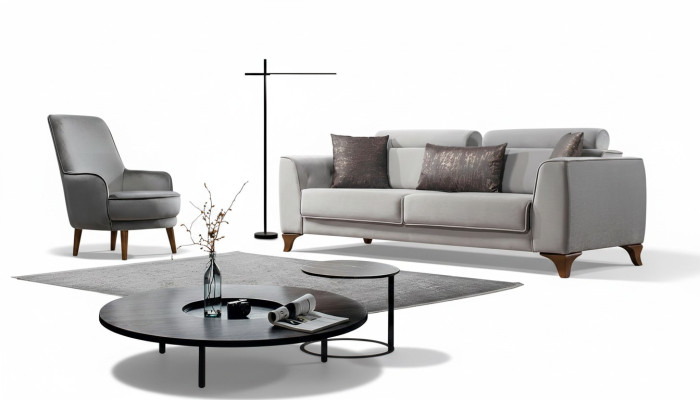 Zestaw wypoczynkowy Kanapa 3+1 Siedziba Ustawić Design Sofy Sofa Barokowa Podkładka Fotel