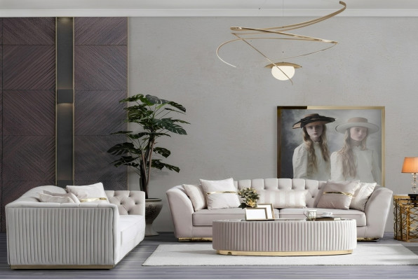 Luksusowy Zestaw sofowy 3+3 miejsce do siedzenia Ustawić Sofa Sofy Siedziba Grupa Living Room Couch