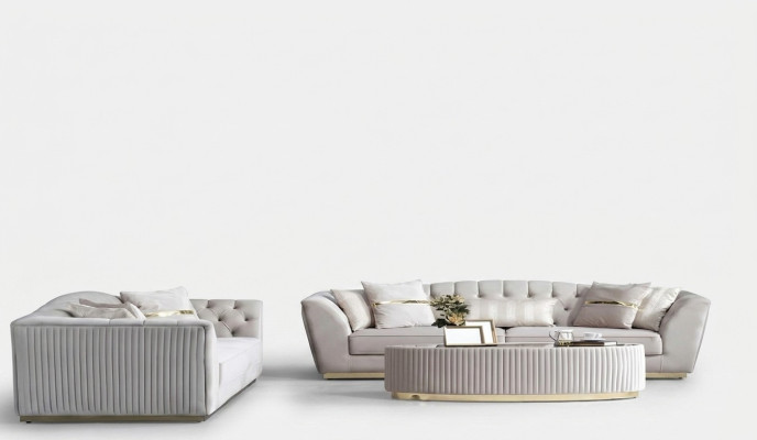Luksusowy Zestaw sofowy 3+3 miejsce do siedzenia Ustawić Sofa Sofy Siedziba Grupa Living Room Couch