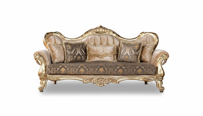 Sofa 3 miejsce do siedzenia Sofy Siedziba Classic Couch Luxury Włókienniczy Pokój Dzienny Trzyosobowy Nowy