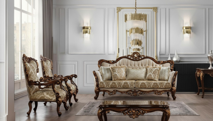 Zestaw kanapowy 3+1 miejsce do siedzenia Sofa Sofy Kanapa Materiał Ustawić Grupa Zestaw Salon