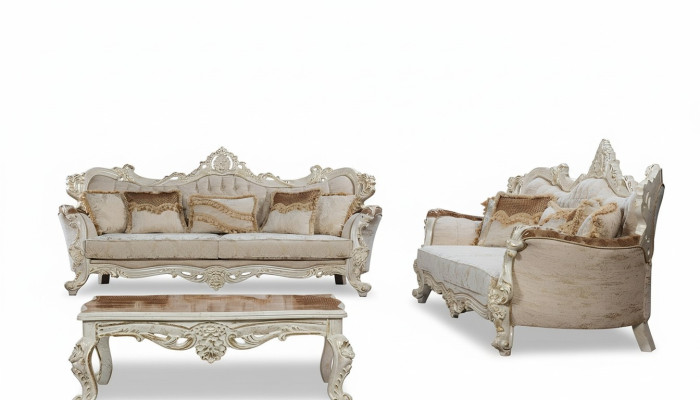 Zestaw sofowy 3+3 miejsce do siedzenia Ustawić Sofa Sofy Fotel Siedziba Materiał Zestaw Barokowy Grupa