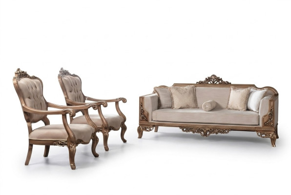 Fotel EarsFotel Sofa Luksusowy Salon Barokowy Relaks Podkładka Design miejsce siedzące Nowość