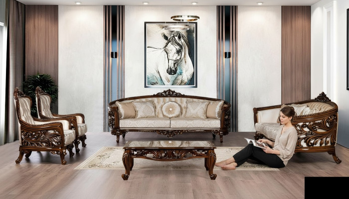 Zestaw sofowy 3+3+1+1 Siedziba stolik kawowy Grupa Sofa Fotel Sofy Materiał Zestaw 5 szt.
