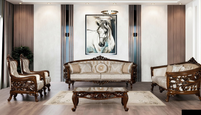 Zestaw sofowy 3+3+1+1 Siedziba stolik kawowy Grupa Sofa Fotel Sofy Materiał Zestaw 5 szt.