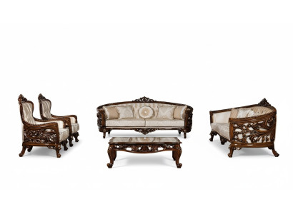 Zestaw sofowy 3+3+1+1 Siedziba stolik kawowy Grupa Sofa Fotel Sofy Materiał Zestaw 5 szt.