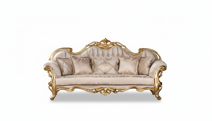 Siedziba sofa trzyosobowa 3 miejsce do siedzenia sofa sofy kanapy styl materiałowy barok rokoko meble