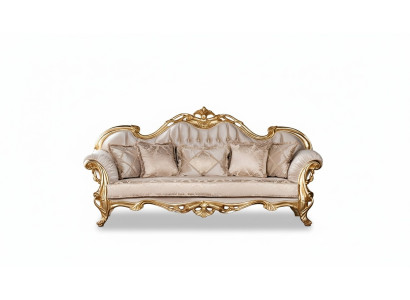 Siedziba sofa trzyosobowa 3 miejsce do siedzenia sofa sofy kanapy styl materiałowy barok rokoko meble