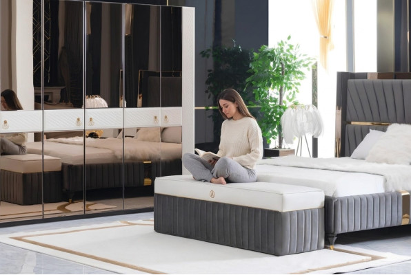 Designerskie ławki podnóżek Krzesło Drewno stołek luksusowa ławka Materiał Ławka Stołek