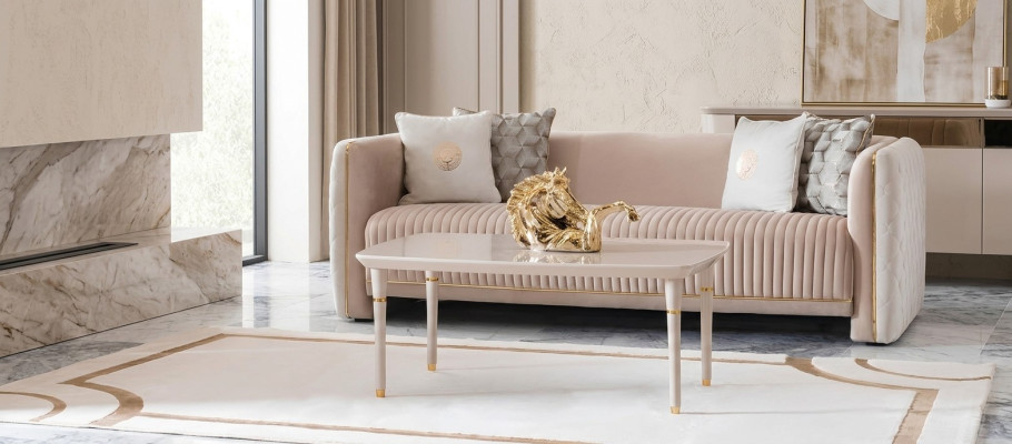 stoły Meble Tabela Luxury Stolik Drewno Nowoczesny stolik kawowy Design Living Room