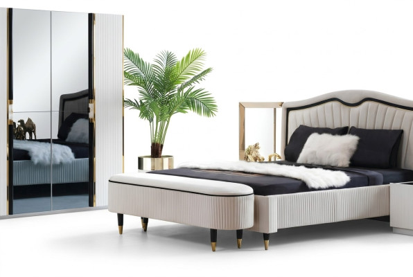 Stołek Podkładka Siedziba Design Włókienniczy Relaks Luksusowy podnóżek Sofa Kanapa Material