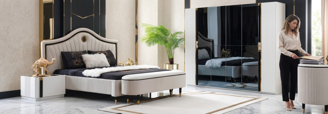 Sypialnia Design Łóżko Luksusowe łóżko Nowa Podwójna Podkładka Meble Hotel Marriage Design