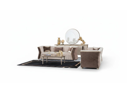 Zestaw kanapowy kanapy trzyosobowe sofa luksusowa 3+3 Siedziba Zestaw sofowy Couch Podkładka