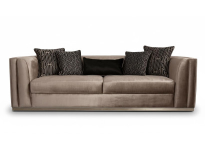 Sofa 3 miejsce do siedzenia Kanapa Drewno Meble Meble do Salonu Sofy Kanapa W Stylu Włoskim