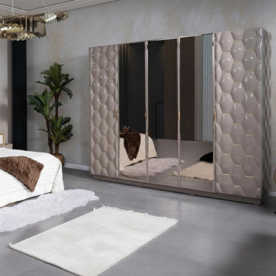 Szafa Szafa Luksusowe Drewno Szafki Meble Design Luksusowa Nowa Sypialnia