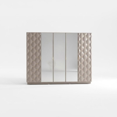 Szafa Szafa Luksusowe Drewno Szafki Meble Design Luksusowa Nowa Sypialnia