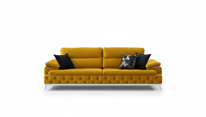 Nowoczesna sofa trzyosobowa w stylu włoskim Żywy krajobraz sofa tekstylna 3 miejsce do siedzenia Nowość