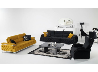 Zestaw sofowy 3+3+1 miejsce do siedzenia Sofa Kanapa Podkładka Ustawić Kanapy Materiał