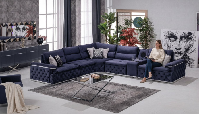 Narożnikowa kanapa L Shape Couch Chesterfield Meble Sofa Design Meble Włochy