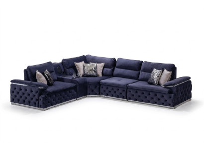 Design Narożnikowa kanapa Materiał Kształt L Nowoczesny Styl Meble tapicerowane Living Room Grupa