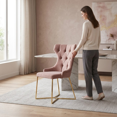 Design 8x Krzesła Grupa Zestaw Podkładka jadalnia Krzesło Ustawić Fotel