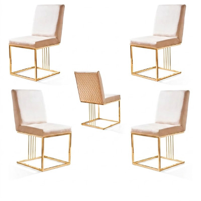 Design Fotel Zestaw Podkładek 2x Krzesło 100% Włókienniczy Krzesła Gastro jadalnia